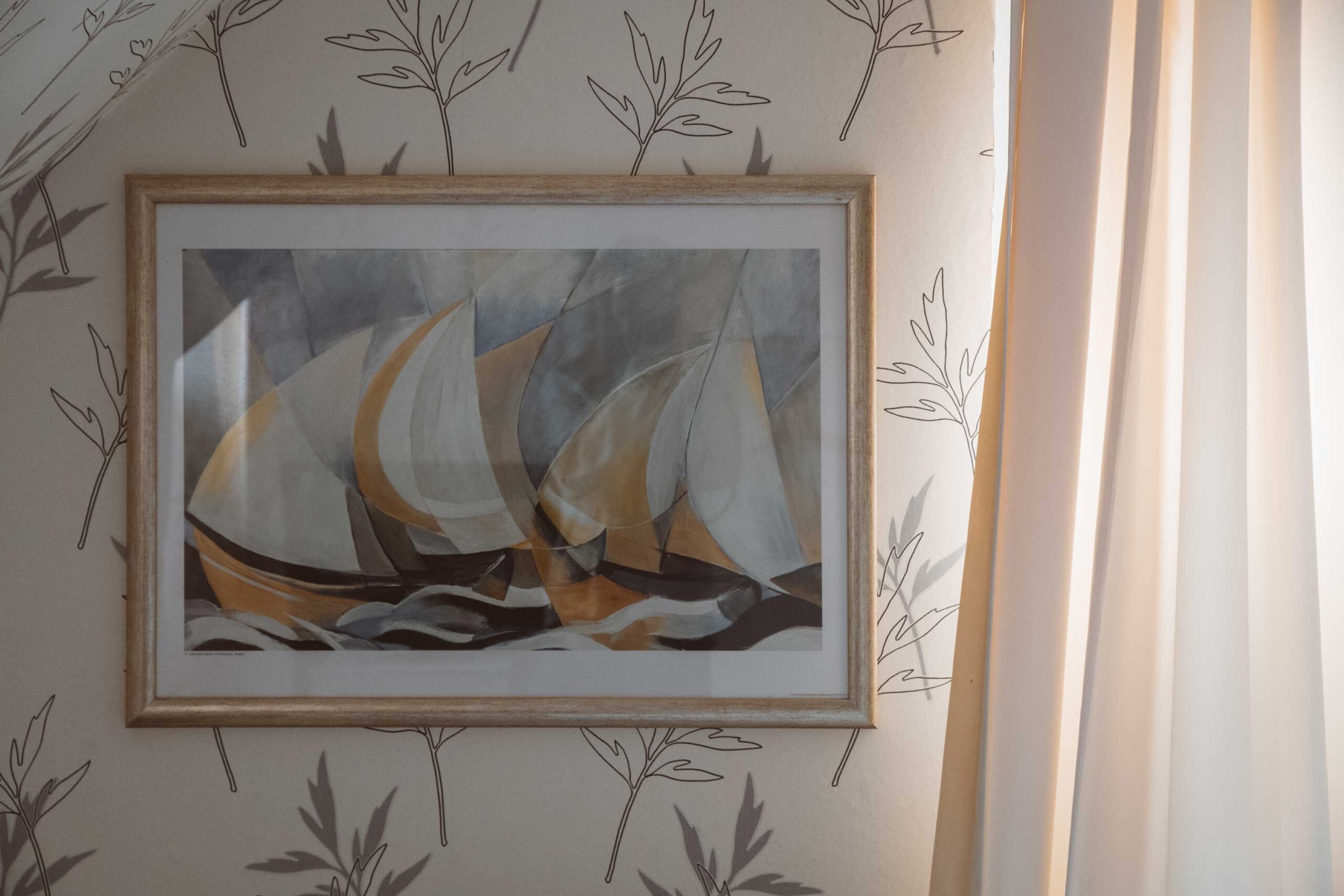 Foto: Fotografie eines gemalten  Bildes im Rahmen