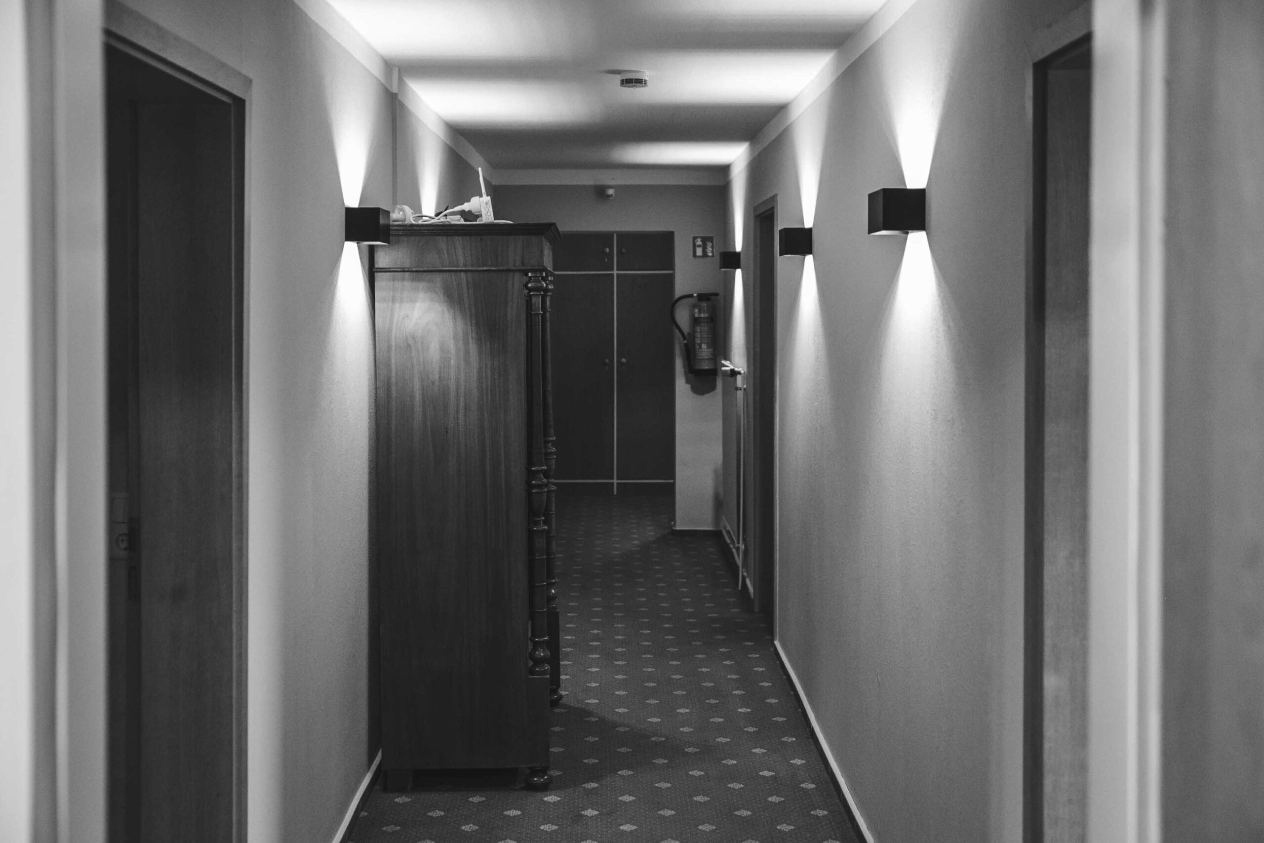 Foto: Flur zu den Ferienzimmern